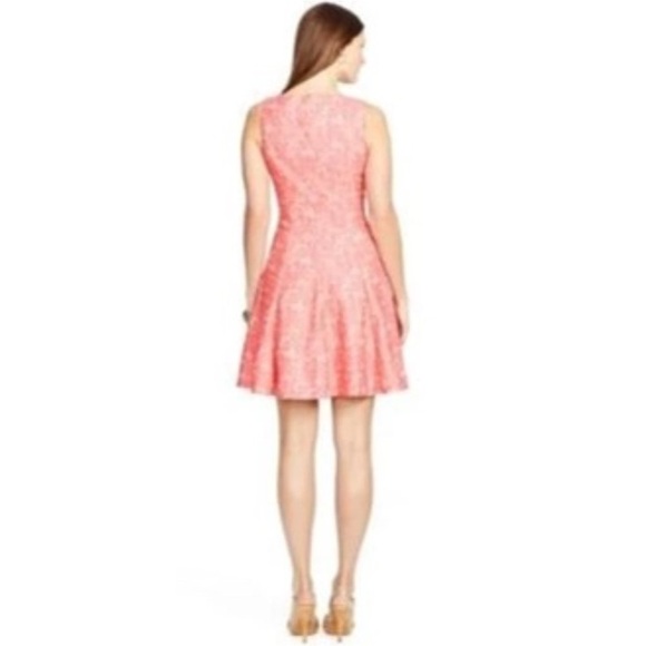 American Living Pink Lace Fit & Flare Dress - Picture 3 of 16